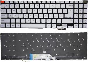 Asus Vivobook M3502 S5602 M5602 X5602 M3502Q S3502 K3502Z Silver Backlit Ստեղնաշար Օրիգինալ