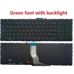 Hp 15-BS, 15-CB Green Backlit Ստեղնաշար